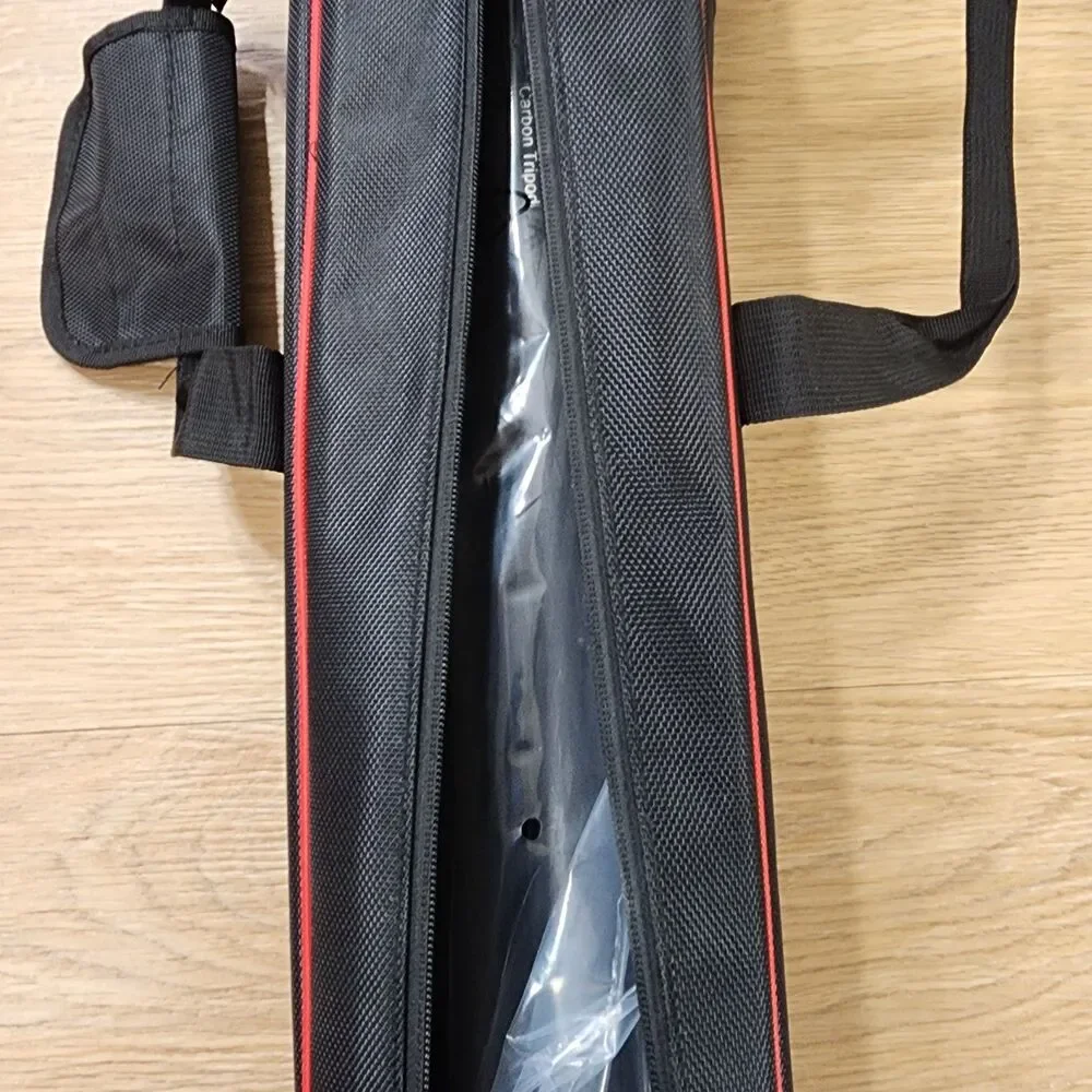 Carbon Fiber Metal Video Tripod with Metal Fluid Head Heavy Duty Loads Up NEW